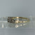 Diamond Five Stone High Set Ring 9ct 9k Yellow Gold - Size T