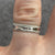 Textured Sandblast Finish Band Ring 9ct 9k White Gold - Size K