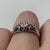 Diamond .10ct Solitaire With Accents Ring White Gold 9ct 9k - Size J