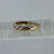 Diamond Twist Pave Set Band Ring 9ct 9k Yellow Gold - Size M 1/2