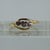 Diamond Heart Trilogy Platinum Set Bypass Ring 18ct 18k Yellow Gold  - Size M