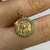 Saint Christopher Coin Pendant 9ct 9k Yellow Gold