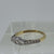 Antique Diamond & Platinum Trilogy Ring 18ct 18K Yellow Gold - Size J 1/2