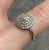 Diamond Round Ornate Cluster Ring 9ct 9k White Gold - Size S