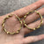 Twisted Hoop Creole Earrings 9ct 9k Yellow Gold