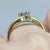 Diamond .15ct Toi Et Moi Twist Ring 18ct 18k Yellow Gold - Size O