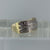 Diamond 3 Row Band Ring 9ct 9k Yellow Gold  - Size O