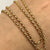 Antique Cable Link Necklace 9ct 9k Yellow Gold 15" Short Choker Style