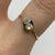 Diamond Toi Et Moi Illusion Set Ring 9ct 9k Yellow Gold - Size N