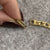 Italian Fancy Curb Chain Necklace Unique Closure 18k 750 Yellow Gold - 18"