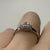 Diamond .17ct Cluster Ring 9ct 9K White Gold - Size M