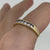 Cubic Zirconia Half Eternity Channel Set Ring 9ct 9k Yellow Gold - Size P 1/2