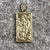 St Christopher Rectangle Pendant 9ct 9k Yellow Gold