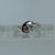 Diamond Solitaire Wave Twist Ring 9ct 9k White Gold  - Size I 1/2