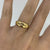 Antique 1902 Old Cut Diamond .10ct Ring 18ct 18k Yellow Gold - Size M