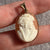 Vintage Cameo Pendant 9ct 9k Yellow Gold