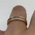 Champagne Diamond .25ct Half Eternity Band Ring 9ct 9k Yellow Gold - Size L 1/2