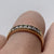 Half Eternity Channel Set Cubic Zirconia Ring 9ct 9k Yellow Gold  - Size M