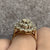 Diamond Tiered Cluster Ring 9ct 9k Yellow Gold - Size M