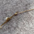 Vintage Pearl Bar Brooch 9ct 9k Yellow Gold