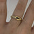 Unique Diamond & Sapphire Band Ring 18ct 18K Yellow Gold - Size K