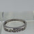 Diamond .25ct Channel Set Half Eternity Ring 18ct 18K White Gold - Size J