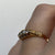 Antique Old Cut Diamond Boat Ring 18ct 18K Yellow Gold - Size K