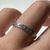 Diamond Half Eternity Ring 18ct 18k White Gold - Size N