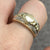 Diamond Claddagh Heart Band Ring 9ct 9k Yellow Gold - Size M 1/2