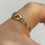 Diamond Heart Cut Out Signet Ring 9ct 9k Yellow Gold - Size J