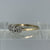 Diamond .25ct Trilogy Three-Stone Ring 9ct 9k Yellow Gold - Size Q