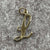 L Initial Script Pendant or Charm 9ct 9k Yellow Gold