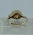 Pearl & Ruby Bypass Ring 10ct 10k Yellow Gold - Size K 1/2