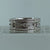 Ornate Diamond Band Ring 9ct 9k White Gold  - Size M