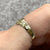 Fancy Detailed Buckle Belt Ring 9ct 9k Yellow Gold - Size M 1/2