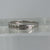 Diamond .05ct Half Eternity Ring 9ct 9k White Gold - Size O