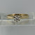 Diamond Solitaire .13ct Ring Yellow Gold 9ct 9k - Size O