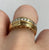 Diamond Channel Set Heart Cut Out Band Ring 18ct 18k Yellow Gold  - Size N