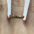 White Spinel Bezel Set Band Ring 18ct 18k Yellow Gold  - Size P