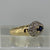 Sapphire & Diamond .50ct Cluster Ring 18ct 18k Yellow Gold - Size L