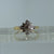 Diamond Daisy Flower Ring 18ct 18k Yellow Gold  - Size K