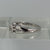 Diamond .10ct Solitaire With Accents Ring White Gold 9ct 9k - Size J