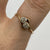 Diamond Toi Et Moi Illusion Set Ring 9ct 9k Yellow Gold - Size N