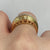 Diamond Channel Set Heart Cut Out Band Ring 18ct 18k Yellow Gold  - Size N