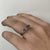 Iolite Five Stone Ring 9ct 9k White Gold - Size M