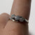 Diamond 1930s Bypass Platinum Set Trilogy Ring 18ct 18k Yellow Gold - Size R