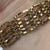 Heart Padlock Twist Gate Chain Bracelet 9ct 9k Yellow Gold - 7"