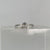 Diamond Solitaire Illusion Set Ring 9ct 9k White Gold - Size M