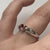 Pink Tourmaline Heart With Diamond Accents Ring White Gold 9ct 9k - Size M