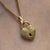 Heart Padlock Pendant Curb Chain Necklace 9ct 9k Yellow Gold - 16"